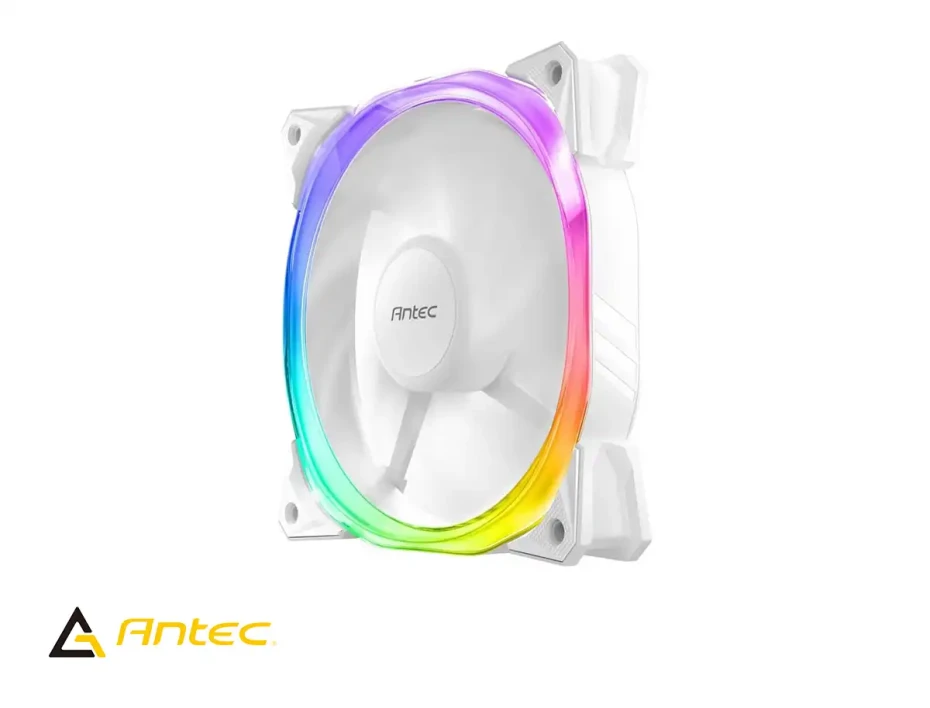 Cooler Para Case Antec Fusion (0-761345-57005-3)  X5, 120mm, Led Argb, Blanco