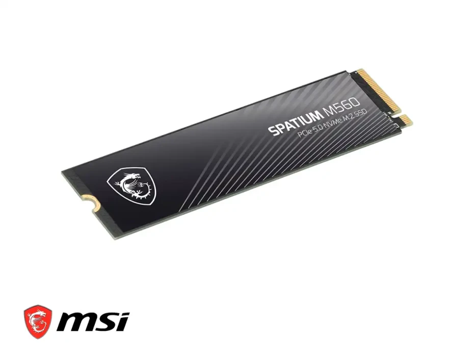 Unidad De Almacenamiento Ssd M.2 Pcie Msi 1tb Nvme Spatium M560, 2280 (s78-440l0f0-p83) 8700mb/s De Escritura Y  Hasta 10 300 Mb/s De Lectura