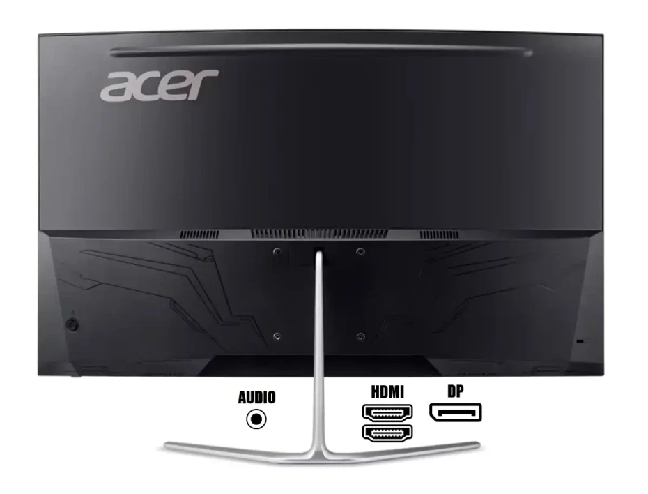 Monitor Acer 31.5 Pulgadas Eda320q Pbiipx, Nitro Curvo Led Fhd, 1 Hdmi 1 Displayport, Frecuencia 165hz, 1ms (um.je0aa.p02) Altavoces