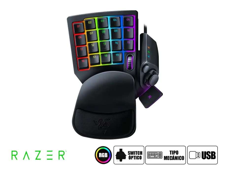 Teclado Razer Tartarus Pro (rz07-03110100-r3u1) Rgb, Black
