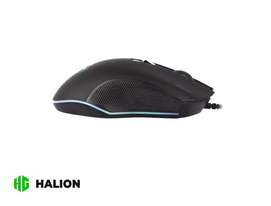 Mouse Halion Skinner Gaming (ha-m408) Negro, Led- Rgb
