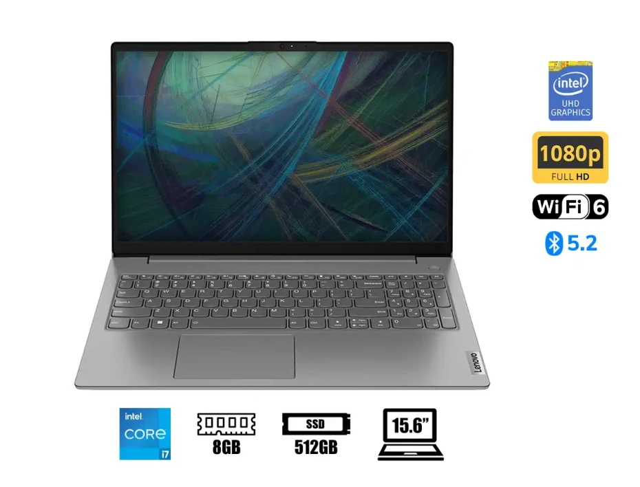 Laptop Lenovo Core I7-13620h V15 G4 (83a100qxlm) Pantalla 15.6" , Ram 8gb, Ssd 512gb, Freedos, Esp, 13gen.