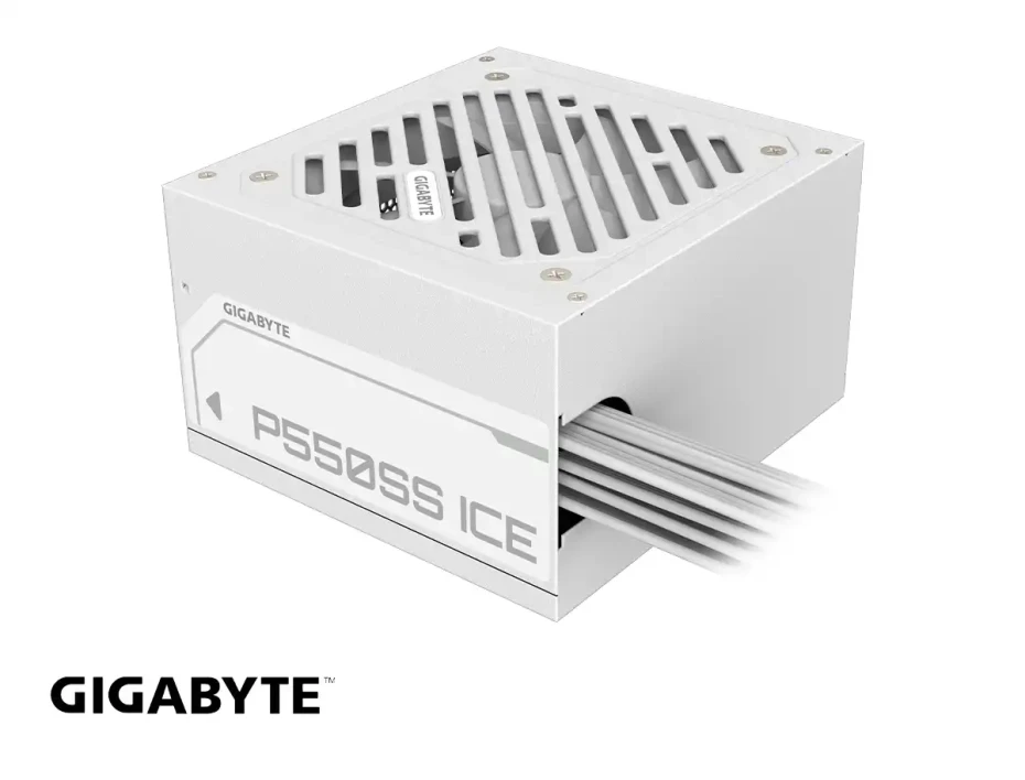 Fuente Gigabyte 550 (p550ss Ice) 80 Plus Silver, Atx Blanco