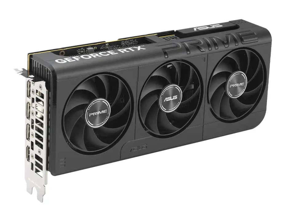Tarjeta De Video Asus Rtx 5060 8gb Prime Gddr7 (90prime-rtx5060-o8g) Geforce Nvidia 128 Bits, 3 Ventiladores