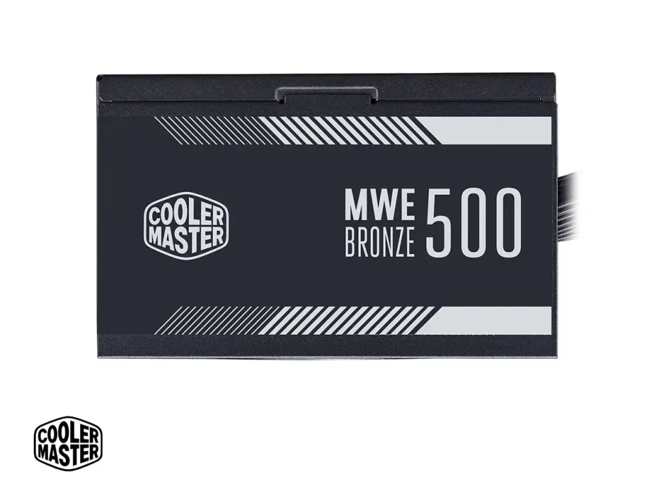 Fuente De Poder Cooler Master 500w Mwe (mpe-5501-acaab-us) Atx, 80 Plus Bronze, No Modular, Negro