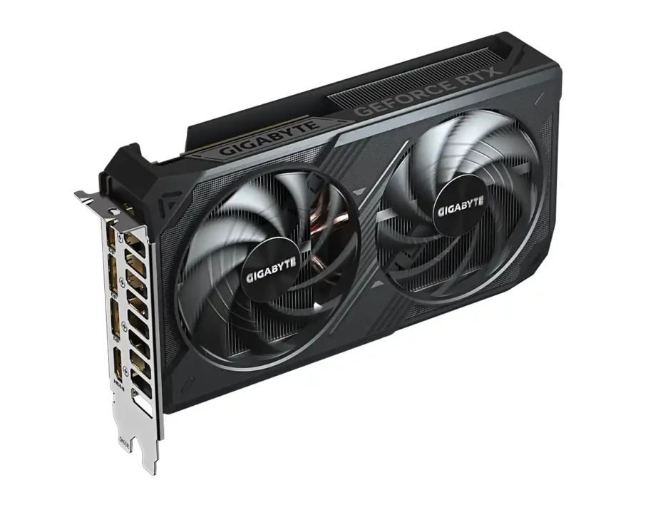 Tarjeta De Video Gigabyte Rtx 5060 Ti 8gb Windforce Gddr7 (gv-n506twf2oc-8gd) Geforce Nvidia, 128 Bits, 2 Ventiladores