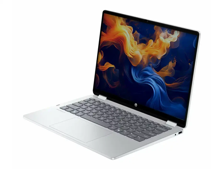 Laptop Hp Ryzen Core 5-120u Omnibook 5 Flip 14-fp0013 (b5uj3ua#aba) 14" (1920x1200), Ram 8gb, Ssd 512gb, Touchscreen, Win11, Glacier Silver