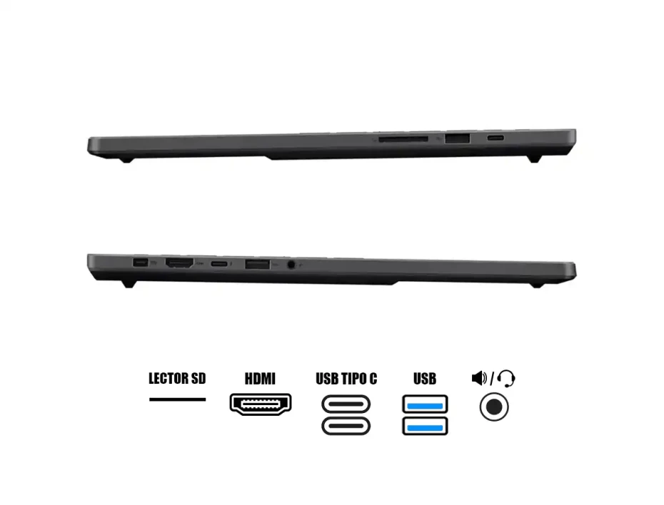 Laptop Asus Core Ultra 9-185h Rog Zephyrus Gu605mi Gaming (gu605mi-g16.u94070) 16" (2560x1600) Oled 240hz, Ram 16gb, Ssd 1tb, Rtx 4070 8gb, Wi11, Gray