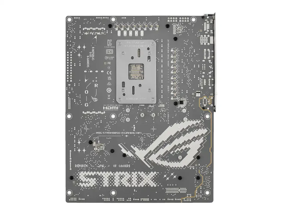 Placa Madre Asus B850-plus Rog-a Gaming Wifi (90rog Strix B850-ai) Socket Am5, Ddr5, Blanco