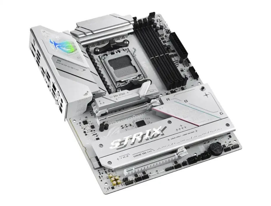 Placa Madre Asus B850-plus Rog-a Gaming Wifi (90rog Strix B850-ai) Socket Am5, Ddr5, Blanco