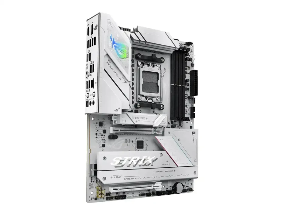 Placa Madre Asus B850-plus Rog-a Gaming Wifi (90rog Strix B850-ai) Socket Am5, Ddr5, Blanco
