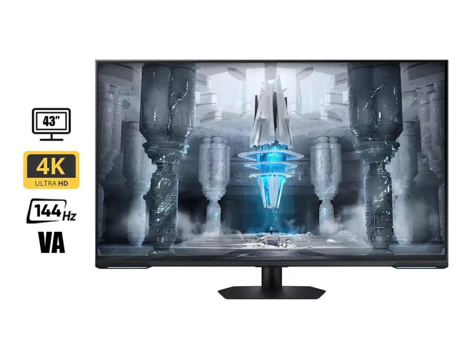 Monitor Samsung 43 Pulgadas Odyssey Neo G7 (ls43cg702nnxza) Gaming 144hz, 4k, 1ms, Va, 2 Hdmi, 1 Dp, Rj-45, 2 Usb, Altavoces