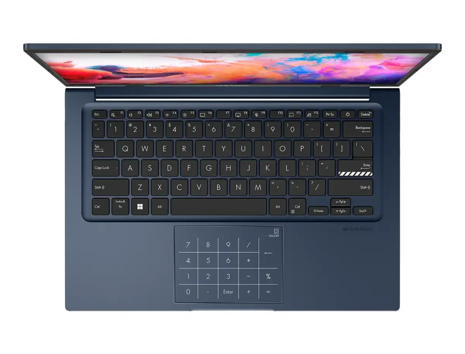 Laptop Asus Core 5-120u Vivobook F1404vap (f1404vap-qb51-bl) Pantalla 14", Ram 8gb, Ssd 512gb, Win11, Quiet Blue