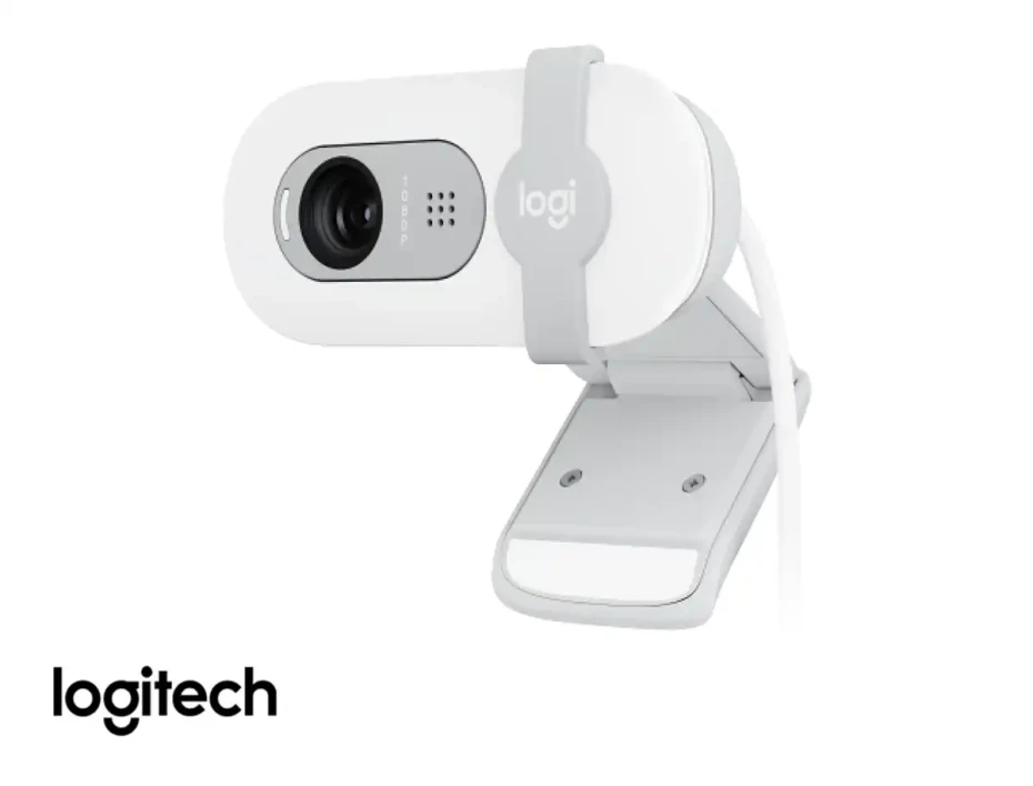 Camara Web Logitech Brio 100 (960-001615) Fhd 1920 X 1080, MicrÓfono Incorporado, Blanco