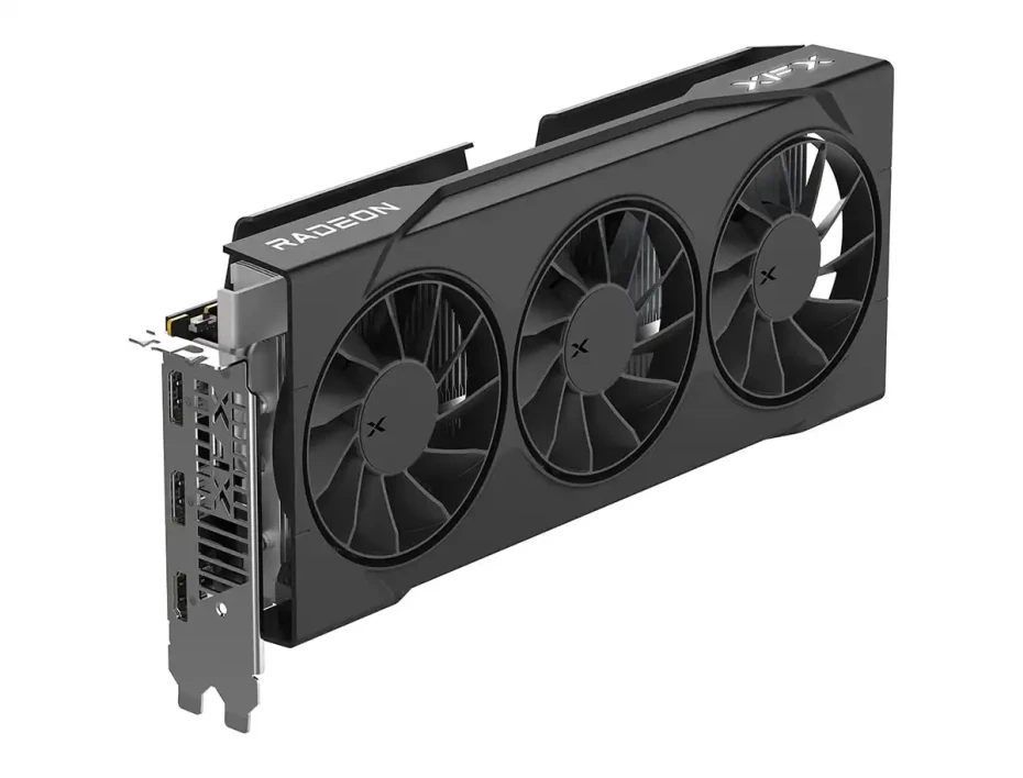 Tarjeta De Video Xfx Rx 9060xt Oc 16gb 128 Bit Pci 5.0 Gddr6 (rx-96ts316b7) Negro. 3 Ventiladores