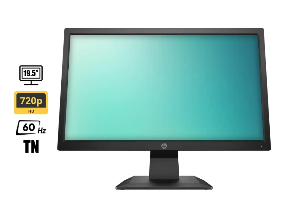 Monitor Hp 19.5 Pulgadas P204 V (5rd66aa#ab) Frecuencia 60hz, 5ms, Hd, 1 Hdmi, 1 Vga