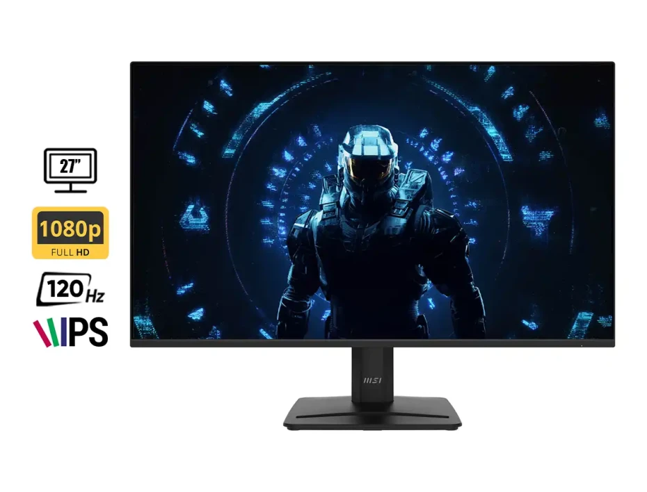 Monitor Msi 27 Pulgadas (pro Mp275 E2) Gaming 120hz, Fhd, 1ms, 1hdmi, 1dp, 1vga, Altavoces