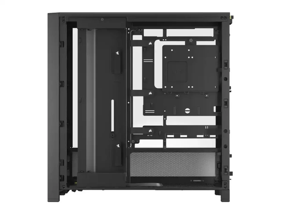 Case Corsair Frame 4000d S/fuente (cc-9011290-ww) Panel De Vidrio Templado, Black