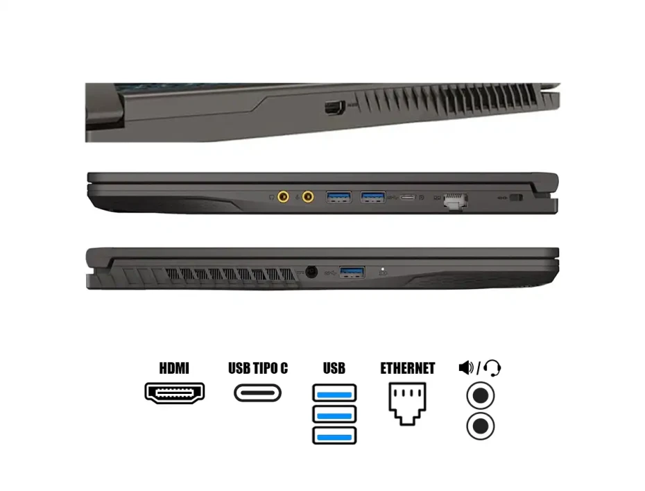 Laptop Msi Ryzen 5 7535hs Thin A15 B7vf-461 Gaming (thin A15 B7vf-461us) 15.6" Fhd 144hz, Ram 16gb, Ssd 512gb, Rtx 4060 8gb, Win11, Cosmo Gray