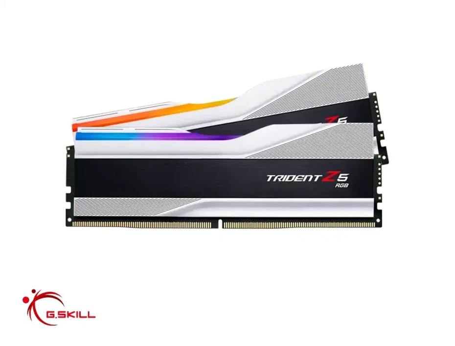 Memoria Ram G.skill Ddr5 96gb (48gbx2) Trident Z5 Rgb (f5-6400j3239f48gx2-tz5rs) 6400 Mt/s, Blanco, Rgb, Xmp
