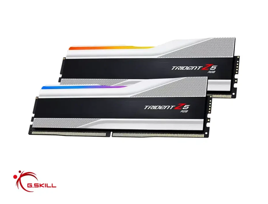 Memoria Ram G.skill Ddr5 96gb (48gbx2) Trident Z5 Rgb (f5-6400j3239f48gx2-tz5rs) 6400 Mt/s, Blanco, Rgb, Xmp