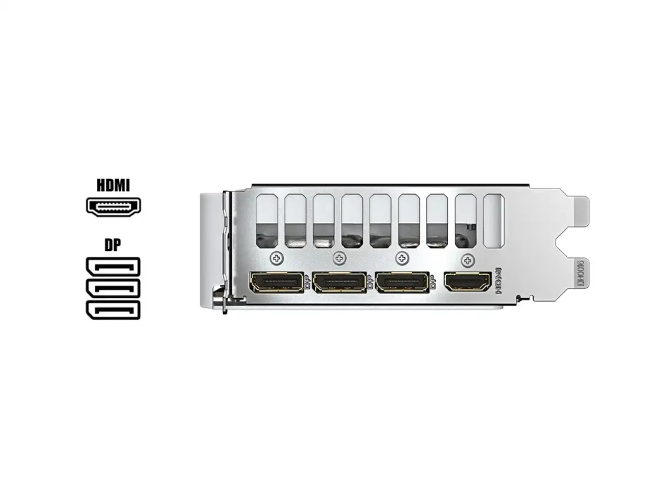 Tarjeta De Video Gigabyte Geforce Rtx 5060 8gb Aero Oc Gddr7 (gv-n5060aero-oc-8gd) Nvidia 128 Bits, 3 Ventiladores, Blanco