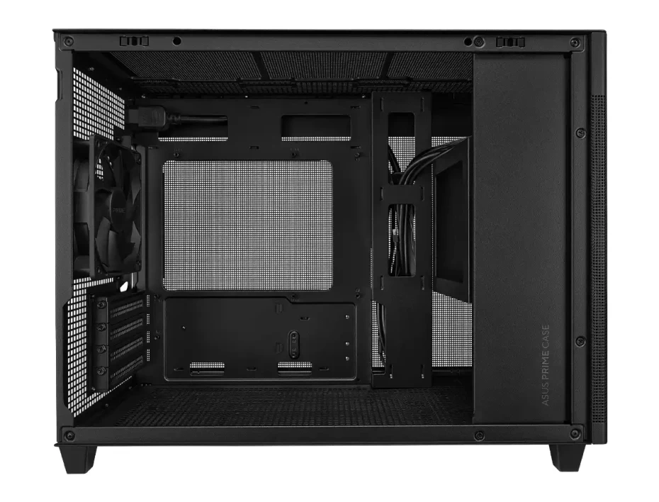 Case Asus Ap201 Mini Con Malla S/fuente (90dc00g0-b38010) Micro Atx, 1 Ventilador, Negro