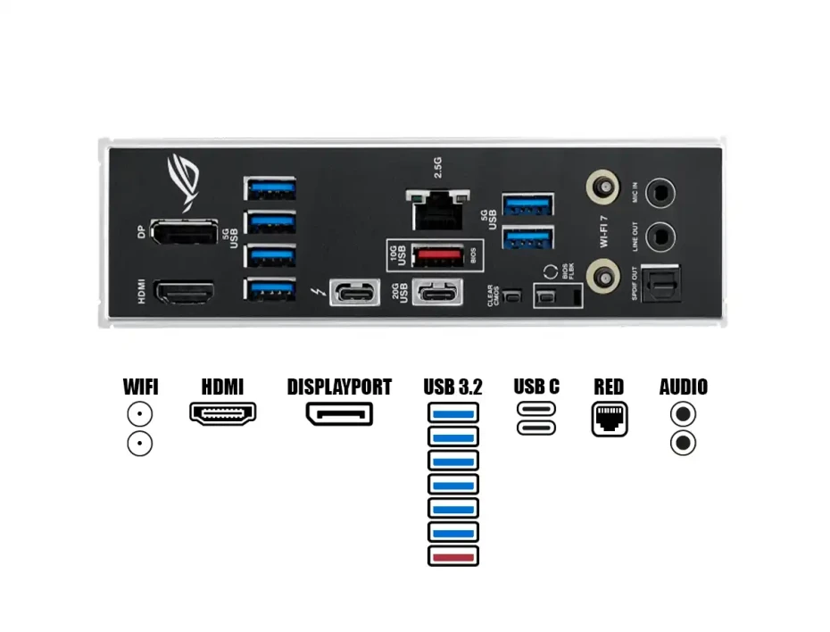 Placa Madre Asus B860-f Rog Strix (90rog Strix B860-f Gmg Wifi )  Socket Lga 1851, Ram Ddr5 9066oc Mt/s, Core Ultra, Wifi 7