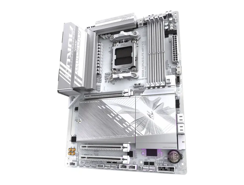 Placa Madre Gigabyte B850 Aorus Elite Wifi7 (b850-a-elite-wf7 Ice) Socket Am5, Ddr5, Wifi