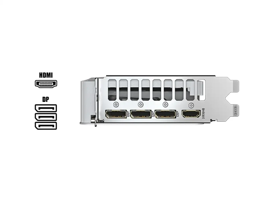 Tarjeta De Video Gigabyte Geforce Rtx 5060 Ti 16gb Eagle Ice Gddr7 Pci Ex Dp (gv-n506teagle Oc Ice-16gd) Nvidia, 128 Bits, 2 Ventiladores