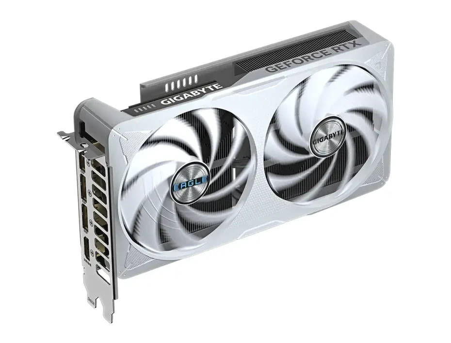 Tarjeta De Video Gigabyte Geforce Rtx 5060 Ti 16gb Eagle Ice Gddr7 Pci Ex Dp (gv-n506teagle Oc Ice-16gd) Nvidia, 128 Bits, 2 Ventiladores