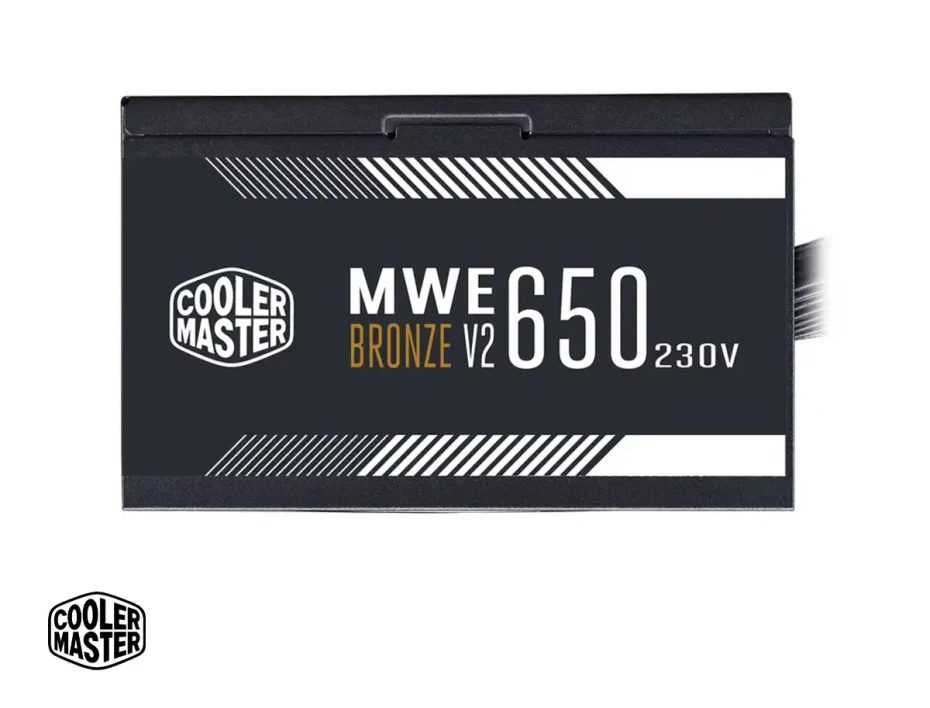 Fuente De Poder Cooler Master 650w Mwe V3 (mpe-6501-acabw-bus) Atx, 80 Plus Bronze, Negro