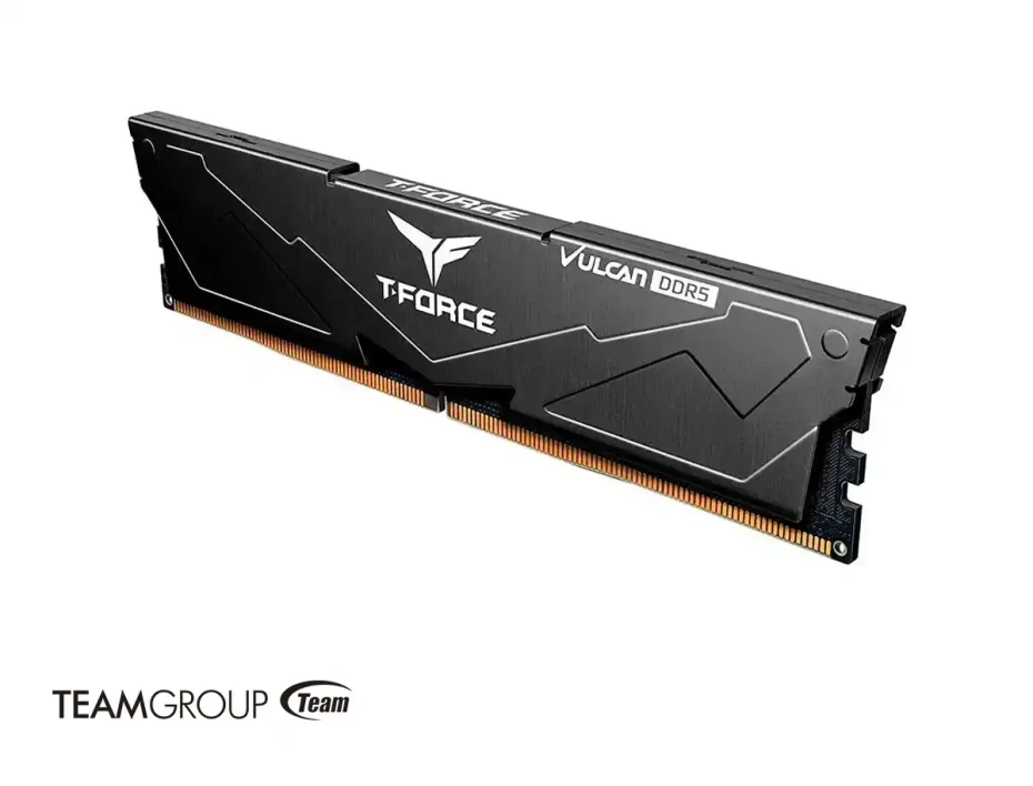 Memoria Ram Teamgroup Ddr5 16gb T-force Vulcan (flbd516g5600hc36b01) 5600 Mt/s, Negro