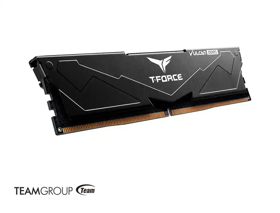 Memoria Ram Teamgroup Ddr5 16gb T-force Vulcan (flbd516g5600hc36b01) 5600 Mt/s, Negro