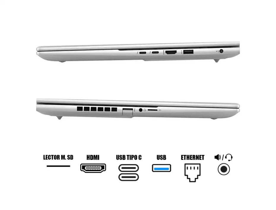 Laptop Hp Core I7-13700h Envy 16-h1020nr Gaming (a75w7ua#aba) Pantalla 16" Wqxga Touchscreen, Ram 16gb, Ssd 512gb, Rtx 4060 8gb, Win11, Silver