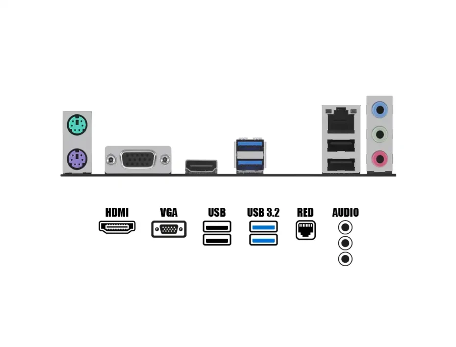 Placa Madre Asus H510m-r R2.0 (90h510m-r R2.0 ) No Tiene M.2, Socket Lga 1200, Ram Ddr4 Buss 3200oc Mhz, No Tiene Slot M.2, 10ma Gen