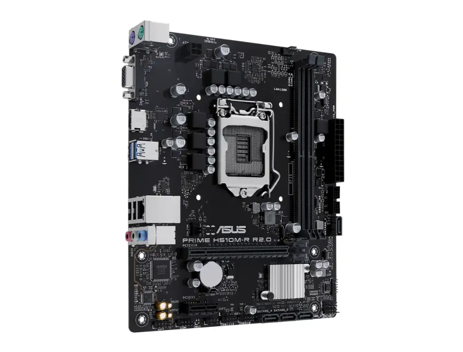 Placa Madre Asus H510m-r R2.0 (90h510m-r R2.0 ) No Tiene M.2, Socket Lga 1200, Ram Ddr4 Buss 3200oc Mhz, No Tiene Slot M.2, 10ma Gen