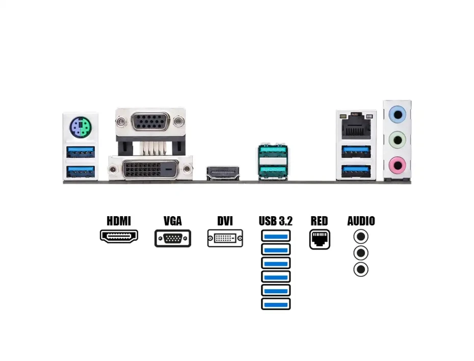 Placa Madre Asus B550m-k Prime (prime-b550m-k ) Socket Am4, 2 Slot De Ram Ddr4 Buss 4866oc Mhz