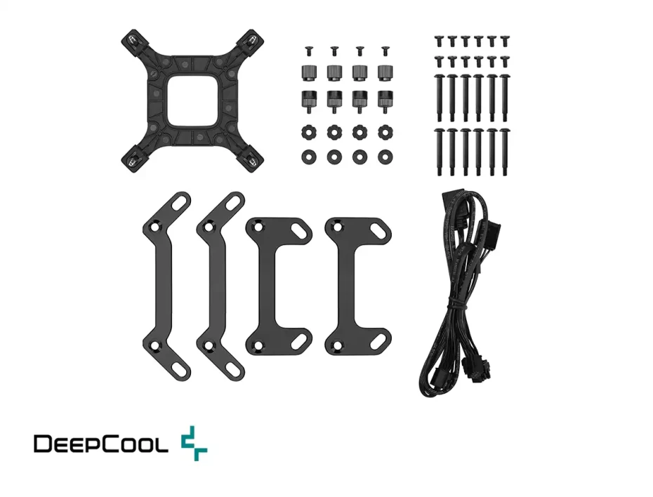 Sistema De Enfriamiento Liquido Deepcool Lm360 Digital Argb (r-lm360-bkdmmc-1) 3 Ventiladores | Led Argb