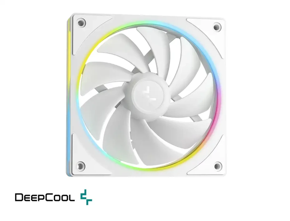 Sistema De Enfriamiento Liquido Deepcool Lm360 Digital Argb (r-lm360-whdmmc-1) White 3 Ventiladores | Led Argb