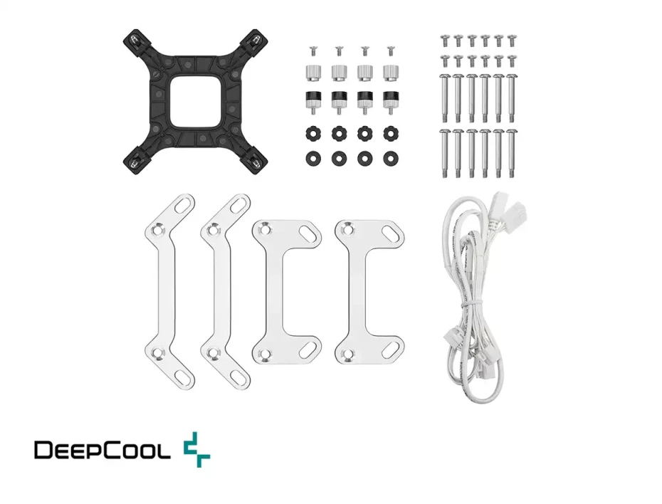 Sistema De Enfriamiento Liquido Deepcool Lm360 Digital Argb (r-lm360-whdmmc-1) White 3 Ventiladores | Led Argb