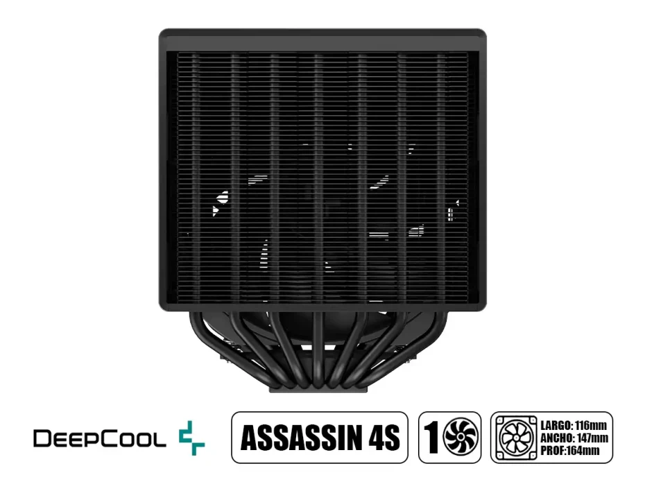 Cooler Para Procesador Deepcool Assassin 4s (r-asn4s-bkgpmn-g) 1 Ventilador