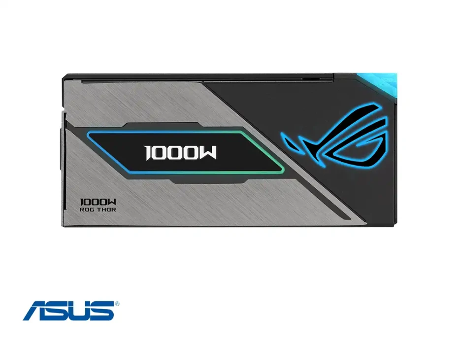 Fuente De Poder Asus 1000w Rog Thor (rog-thor-1000p3-gaming) Atx, 80 Plus Platinum, Modular, Negro