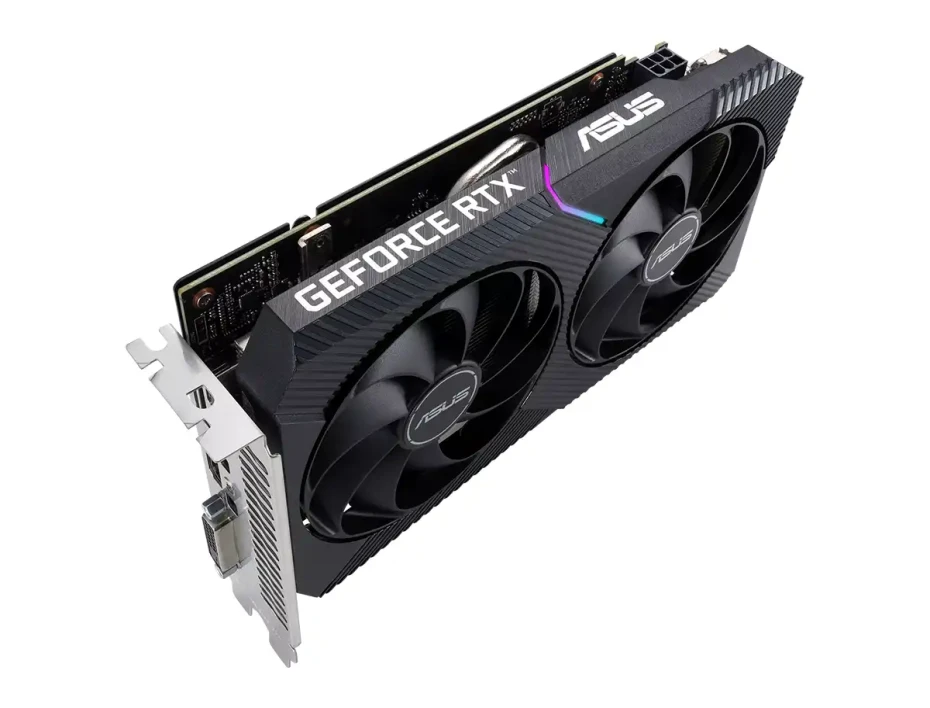 Tarjeta De Video Asus Geforce Rtx 3050 Dual V2 Oc 8gb Gddr6 (90yv0gh6-m0aa00) Nvidia 128 Bits, 2 Ventiladores