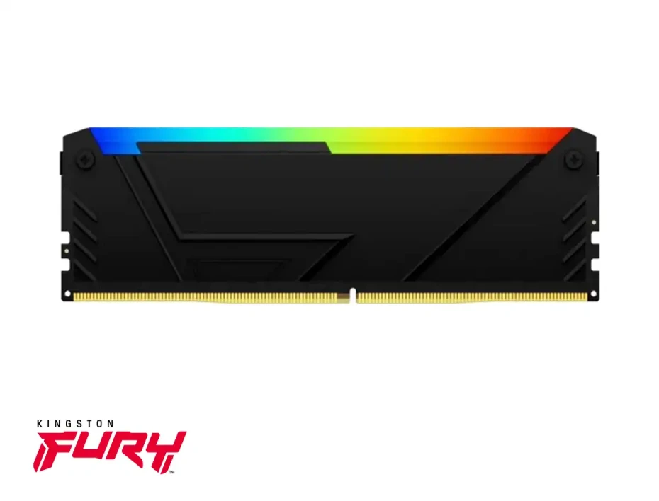 Memoria Ram Kingston Fury Ddr4 16gb Beast (kf432c16bb12a/16wp) 3200 Mhz, Cl16, Negro, Rgb