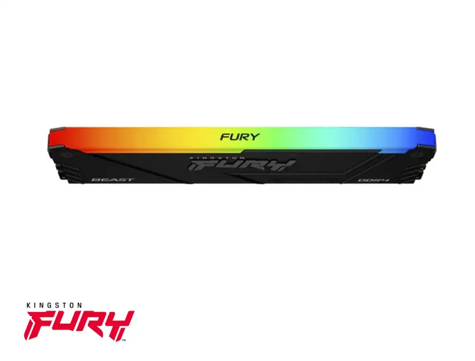Memoria Ram Kingston Fury Ddr4 16gb Beast (kf432c16bb12a/16wp) 3200 Mhz, Cl16, Negro, Rgb