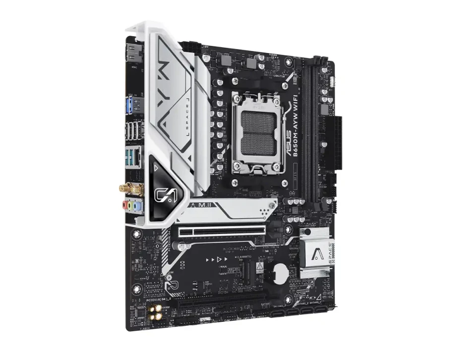 Placa Madre Asus B650m-ayw Wifi (90mb1ki0-m0eay0) Socket Am5, Ddr5 Buss 7600oc Mhz,