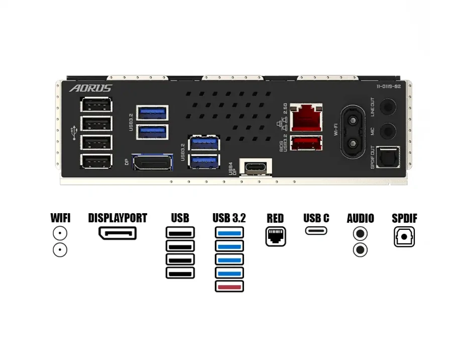 Placa Madre Gigabyte Z890m Aorus Elite Wifi 7 Gaming (z890m Aorus Elite Wifi 7) Socket Lga 1851, Ram Ddr5, Core Ultra Gen., Rgb