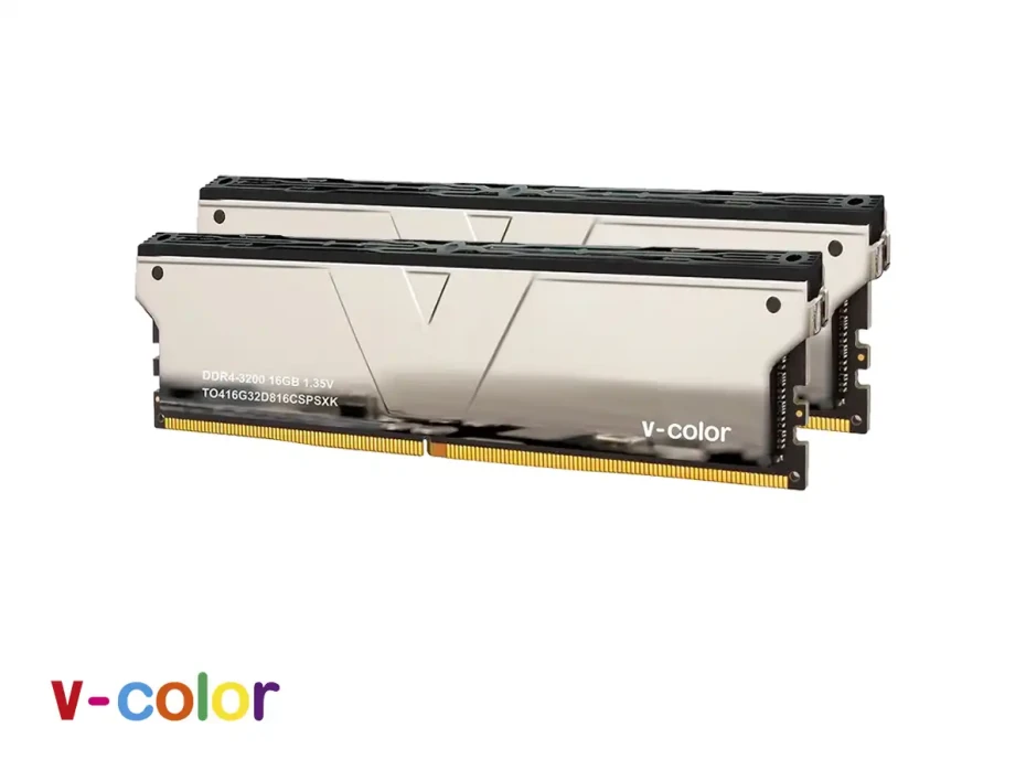 Memoria Ram V-color Ddr4 32gb (16gbx2) Skywalver Plus (to416g32d816dspsxk) 3200 Mhz, Silver