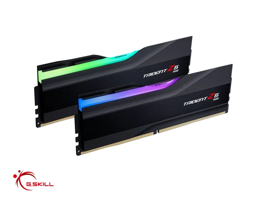 Memoria Ram G.skill Ddr5 96gb (48gbx2) Trident Z5 Rgb (f5-6800j3446f48gx2-tz5rk) 6800 Mt/s, Negro, Rgb